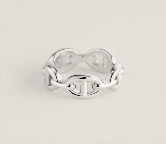 Hermes Chaine d'ancre Enchainee ring, small model size 56
